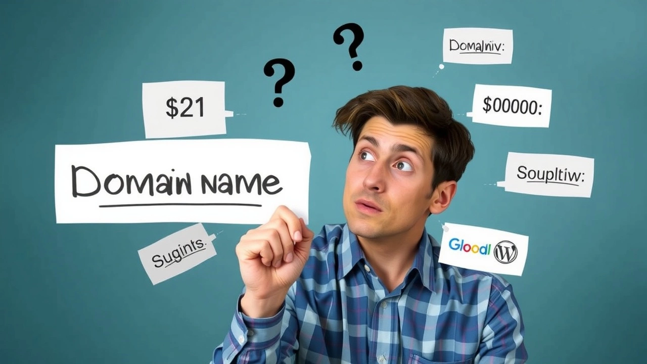 une personne faisant des erreurs lors de l achat d un domaine