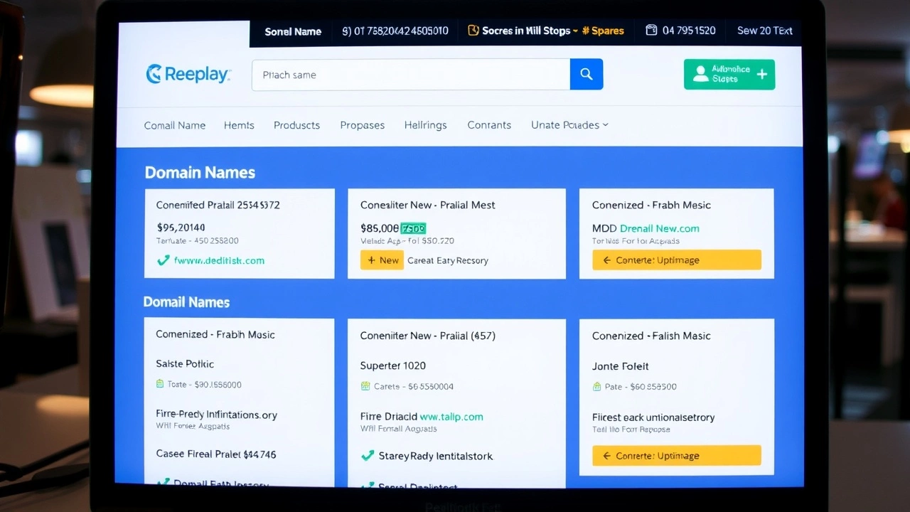 site de vente de noms de domaine en ligne