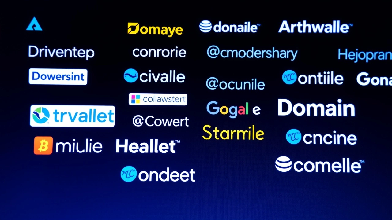 photo d'ecrans montrant des noms de domaine differents