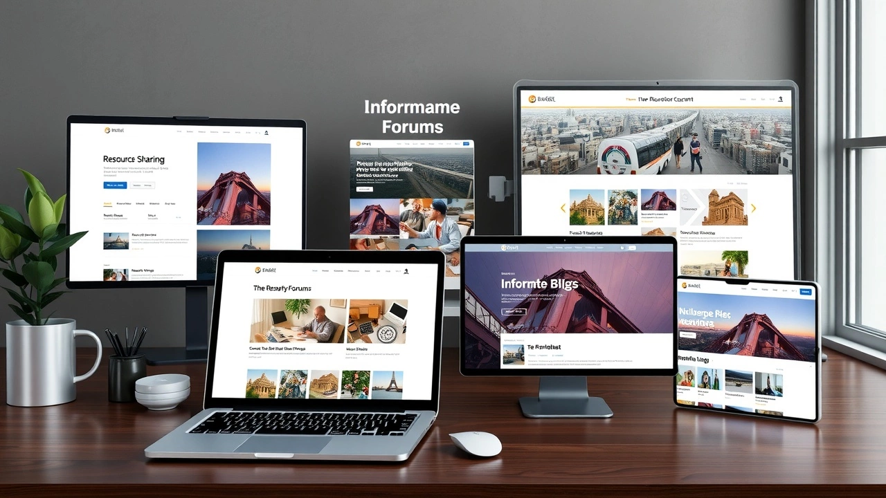 différents types de projets utilisant un nom de domaine