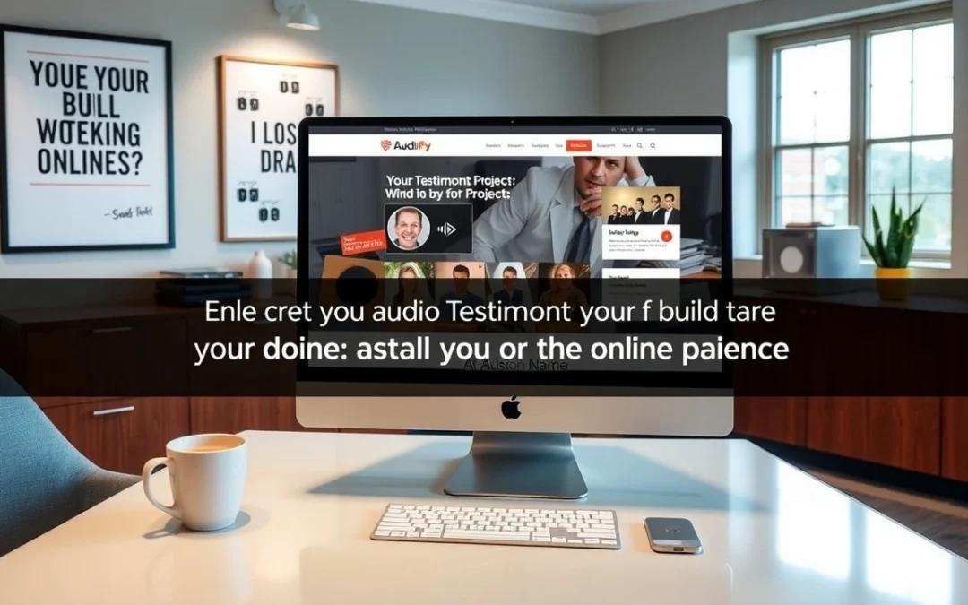 Exploiter un nom de domaine pour lancer un projet de site de témoignages audio et renforcer votre crédibilité en ligne