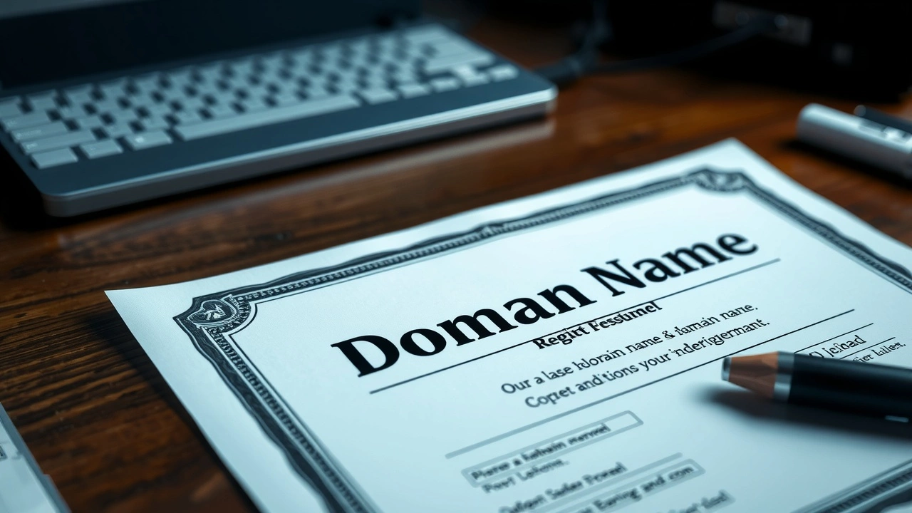 certificat d'enregistrement de nom de domaine sécurisé