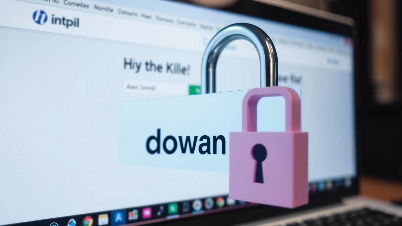 représentation d'un domaine sécurisé avec un cadenas