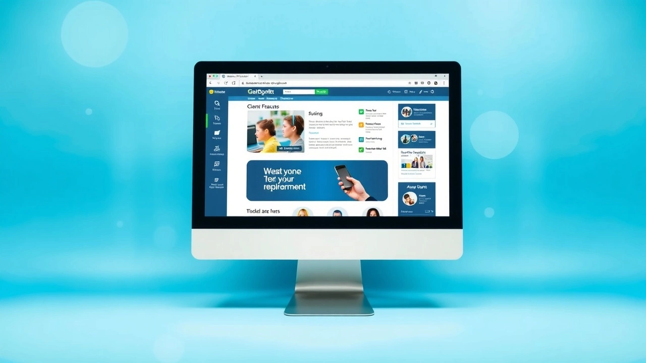 écran dordinateur montrant une interface dapplication web