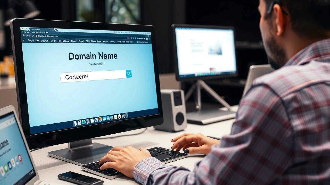 une personne commettant une erreur en s'inscrivant à un nom de domaine