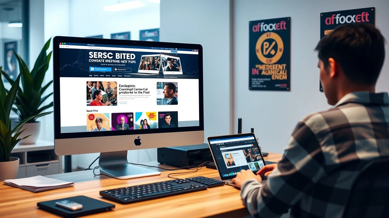 espace de travail numérique avec site d evenement