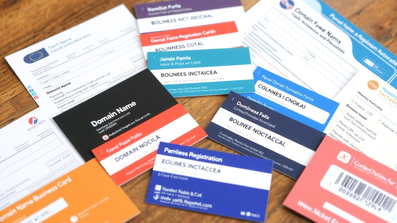 divers formes d'inscription de noms de domaine