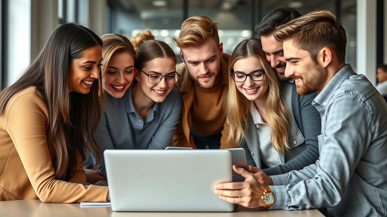 un groupe de personnes examinant des registraires de domaine