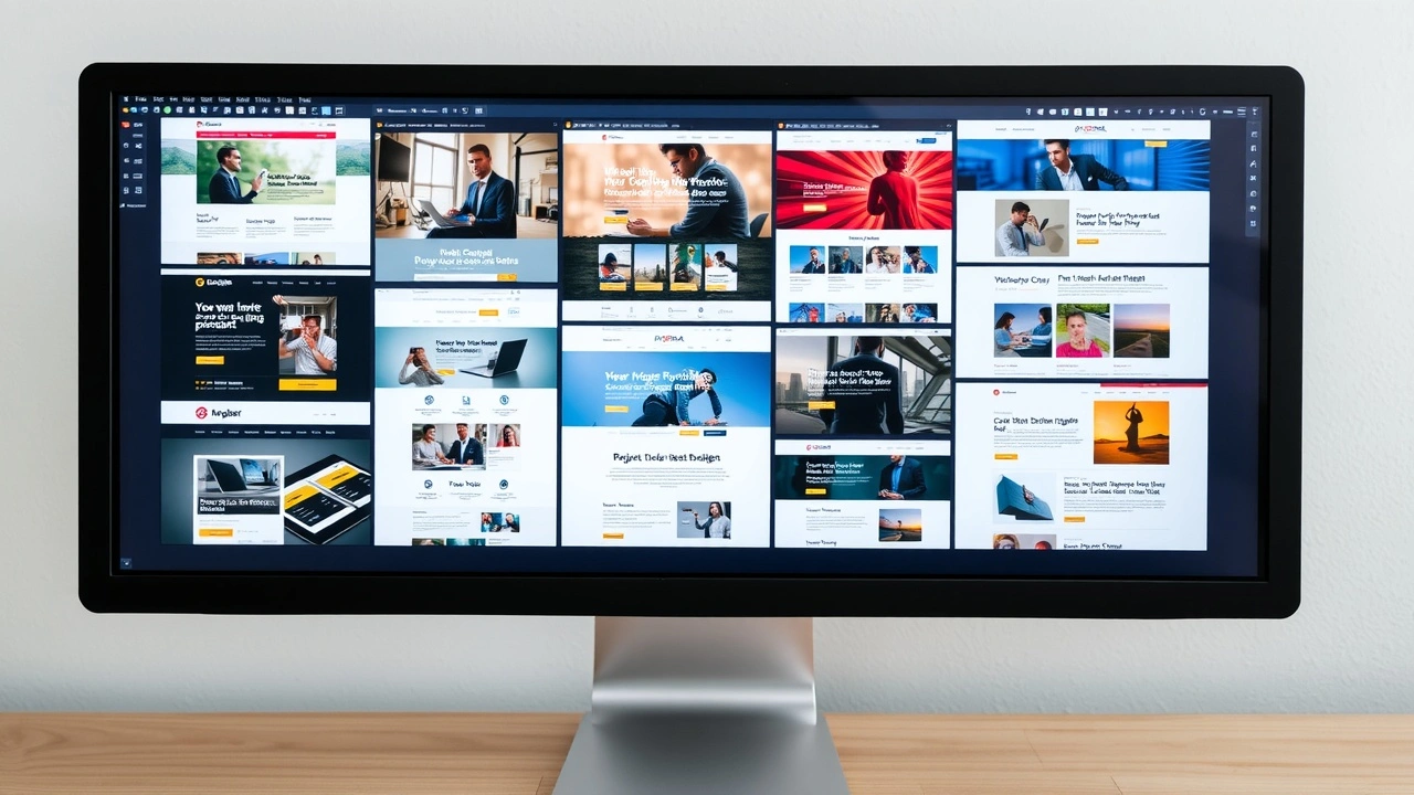 idees de projets de site web sur un ecran dordinateur