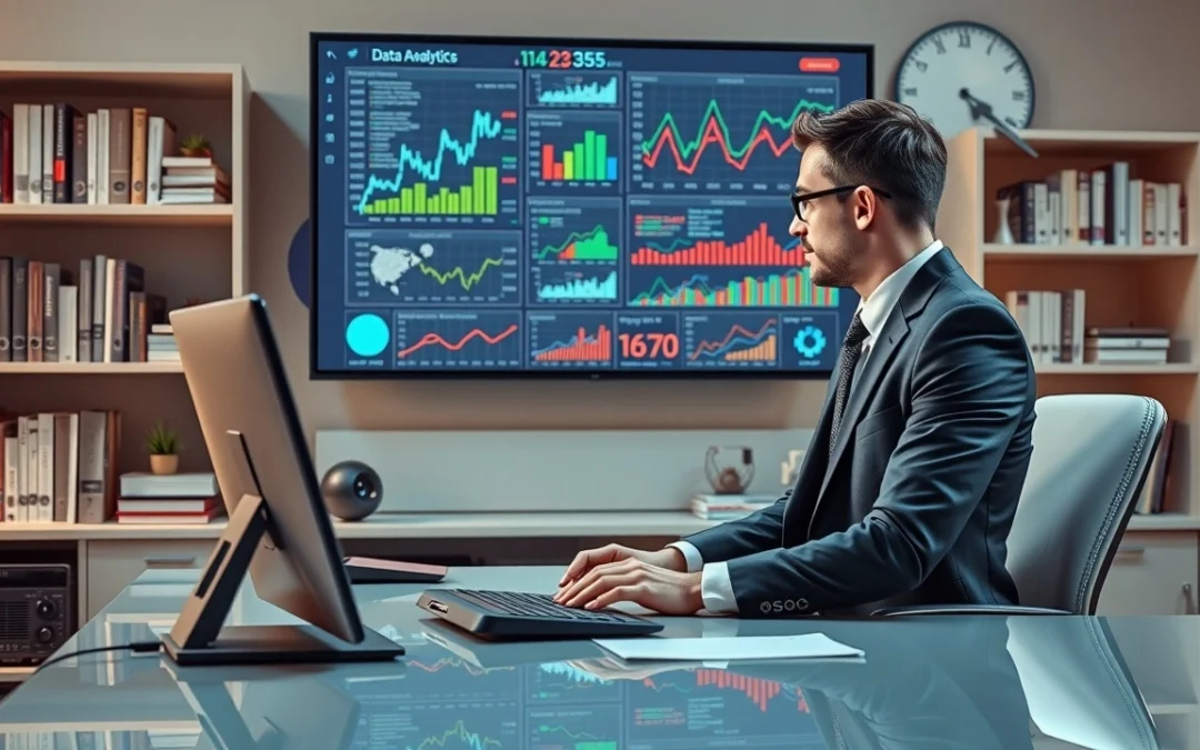 Illustration d'une stratégie de revente de nom de domaine avec des analyses de données