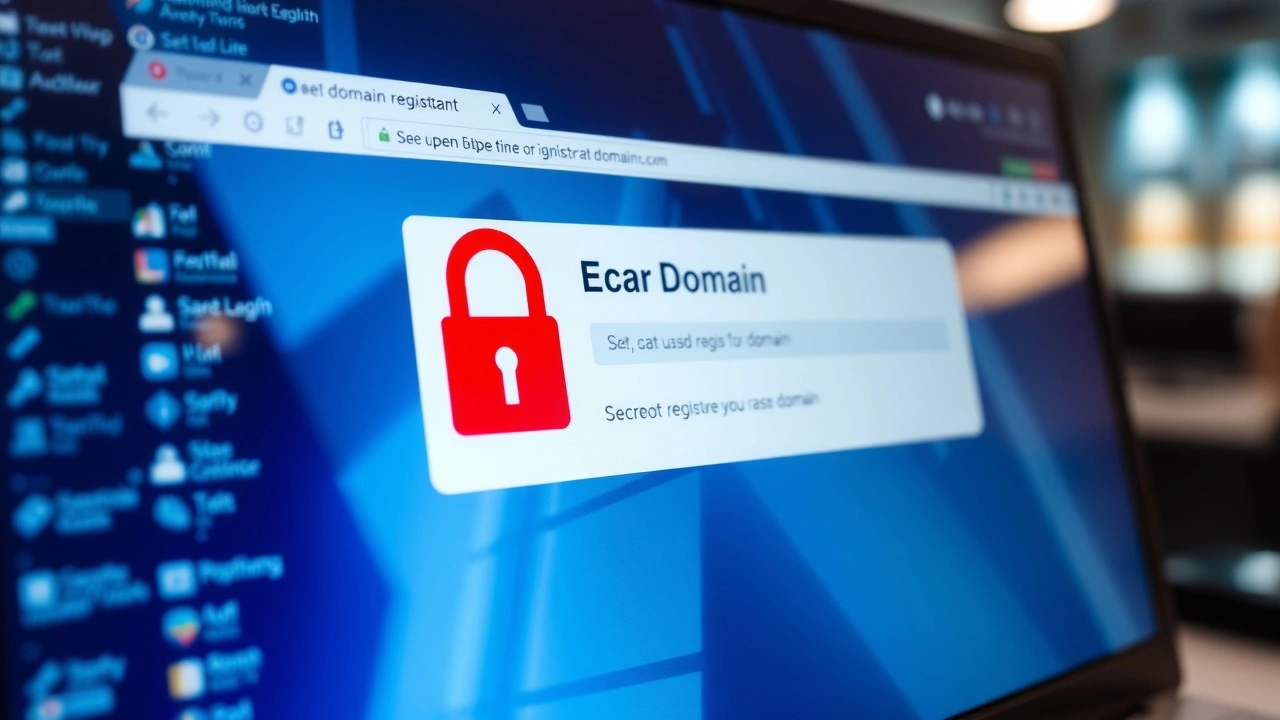 interface dachat de nom de domaine avec securite