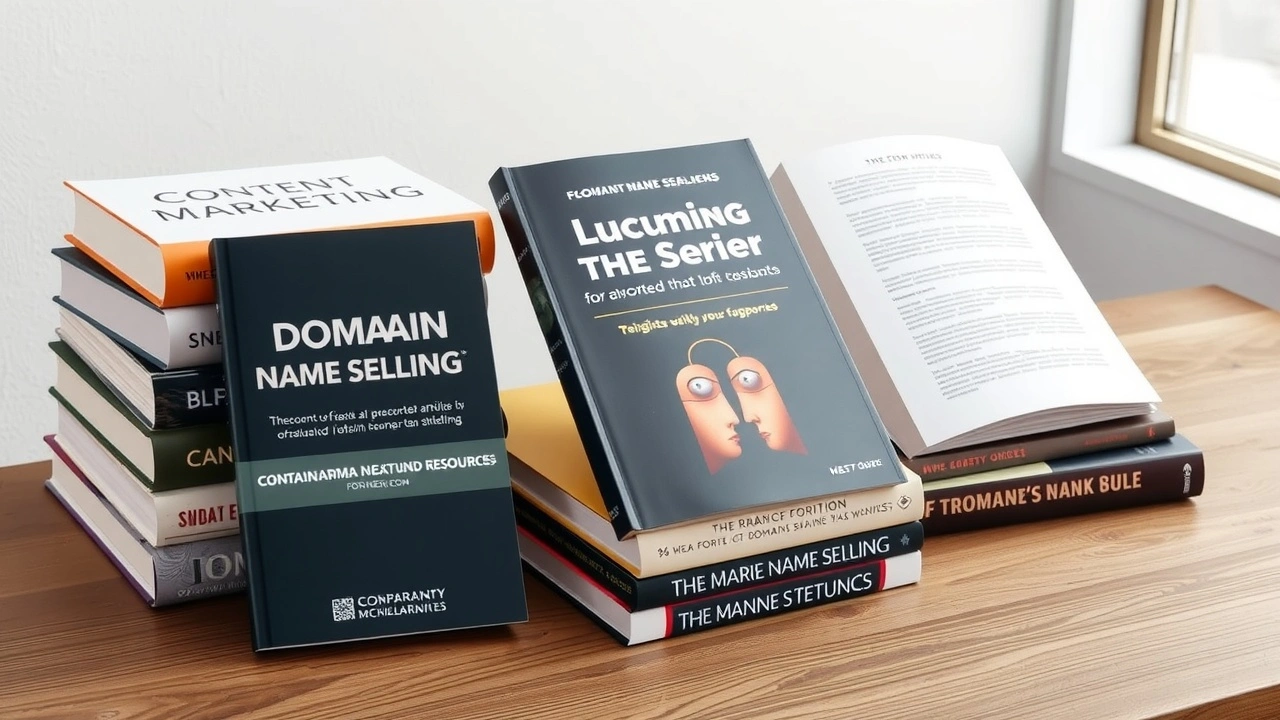 livres et articles sur la vente de noms de domaine