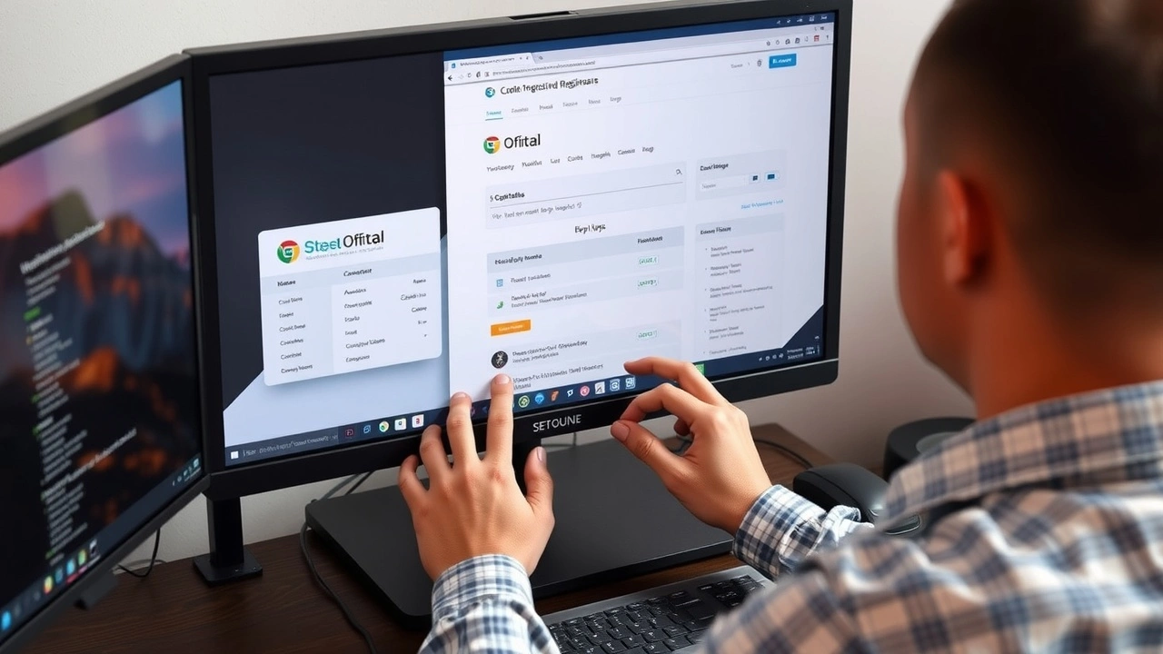 person en train de comparer des registraires de domaine