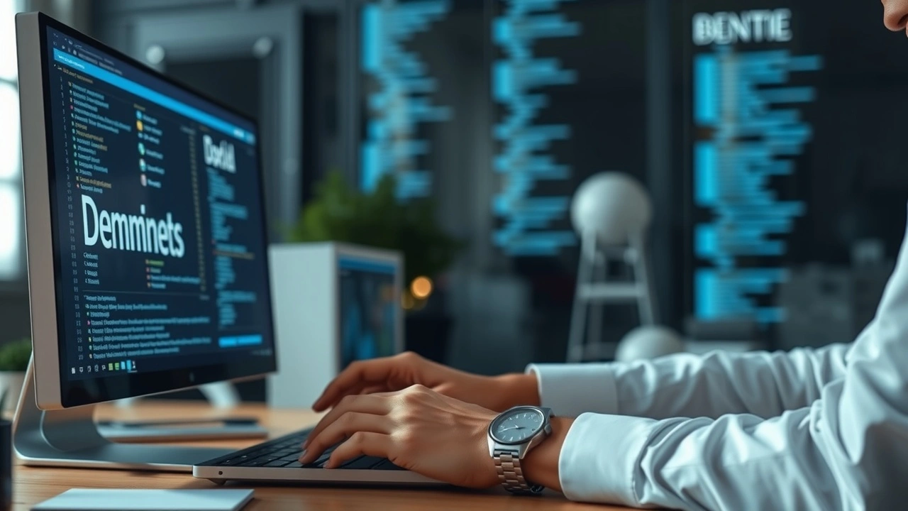 person en train de discuter de noms de domaine