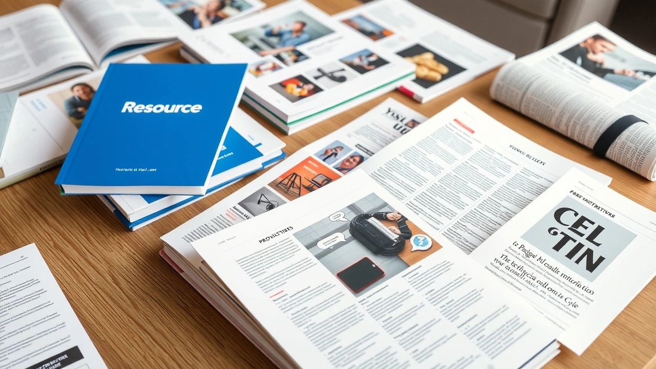 ressources imprimées sur les critiques de produits