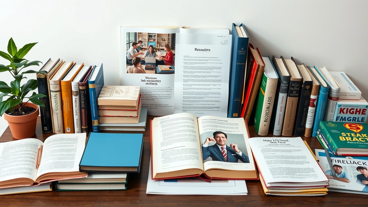 collection de ressources sur une table