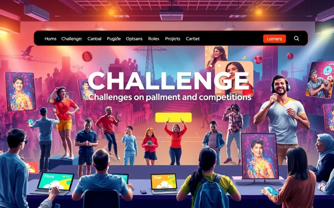 Exploiter un nom de domaine pour créer un site de défis et de compétitions qui mobilise une audience active et engagée