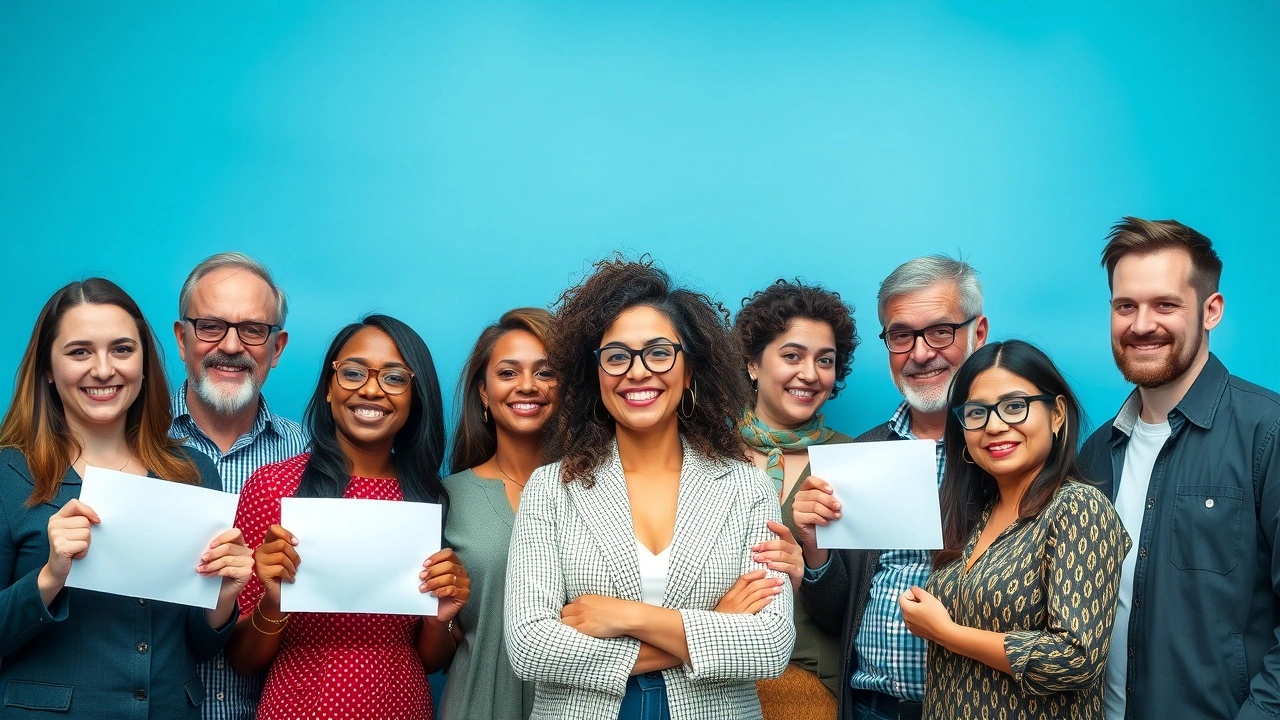 participants discutent de l'achat de noms de domaine