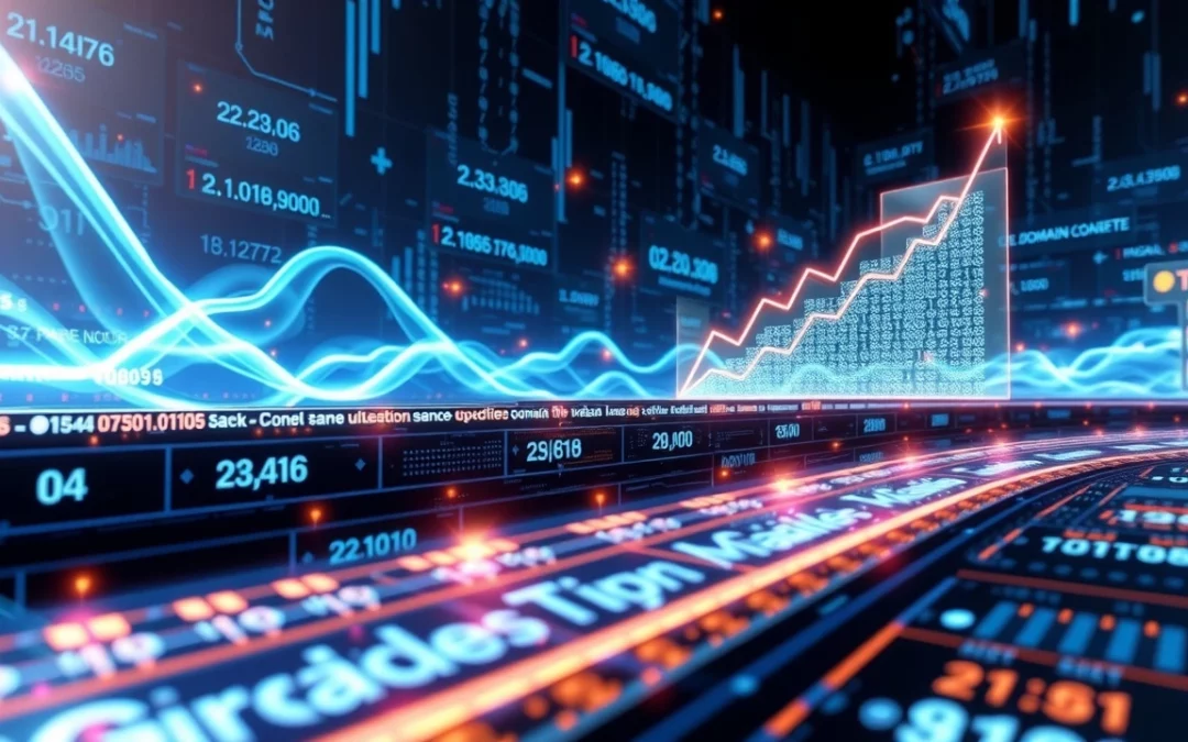 Une image illustrant l'impact des tendances technologiques sur la valeur des noms de domaine.