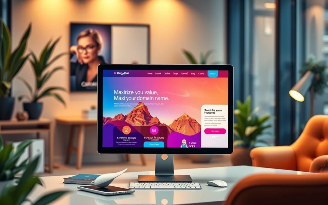 Maximiser la valeur de votre nom de domaine grâce à un site vitrine personnalisé
