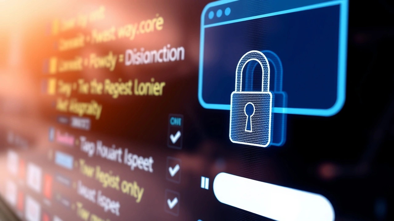 système d'enregistrement de domaine sécurisé avec un cadenas