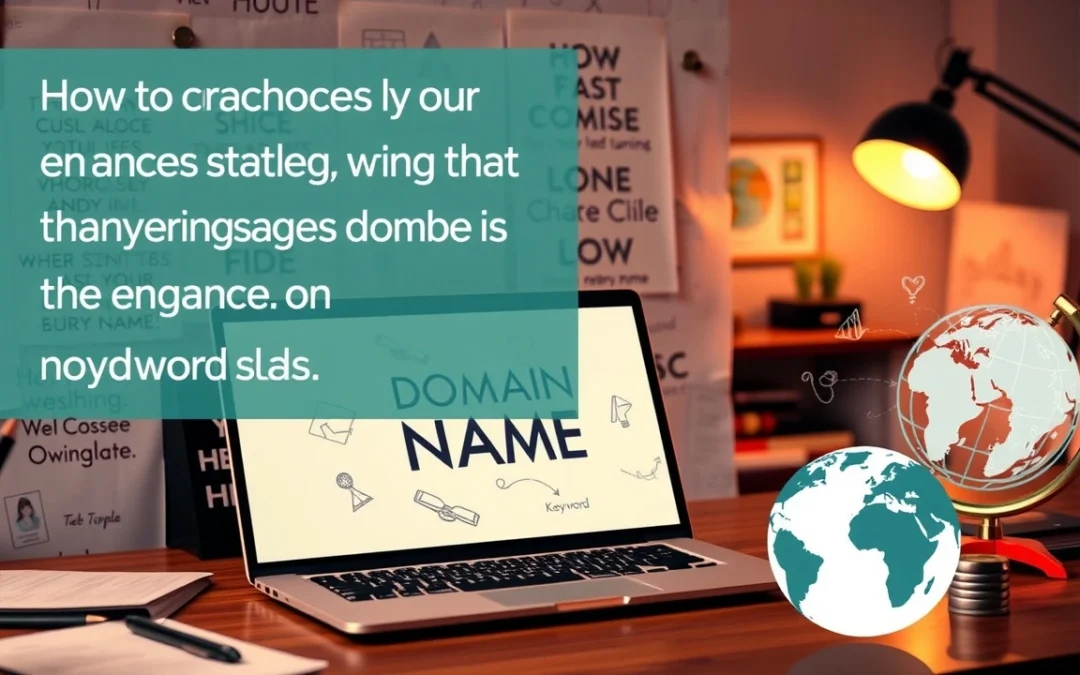 Les clés pour choisir un nom de domaine qui optimise votre stratégie digitale et capte votre audience
