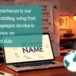 Une scène illustrant le choix d'un nom de domaine pour optimiser la stratégie digitale.