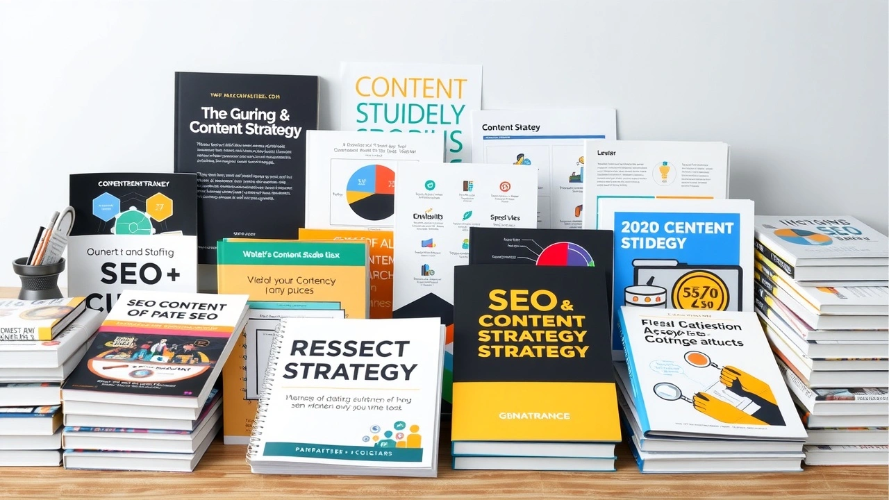 colllection de documents sur le SEO et la stratégie de contenu