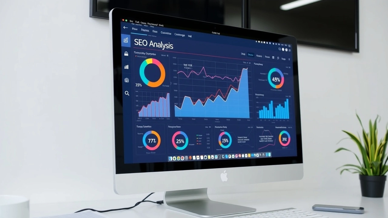 écran d ordinateur montrant une analyse SEO