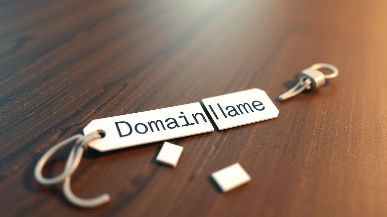 chaîne de noms de domaine brisée sur une table