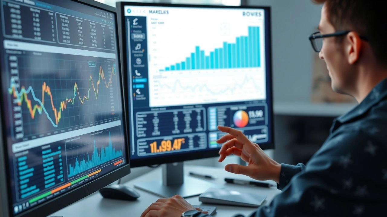 un marketer analysant des donnees de domaine