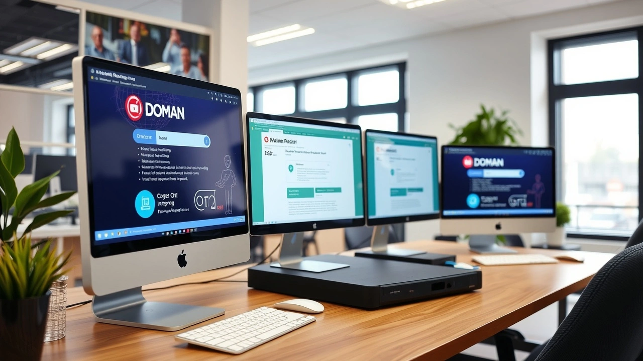 bureau d'un registrar de domaine fiable