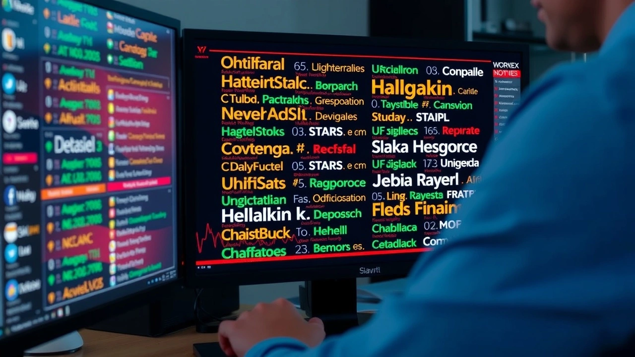 collection de noms de domaine sur un écran d'ordinateur