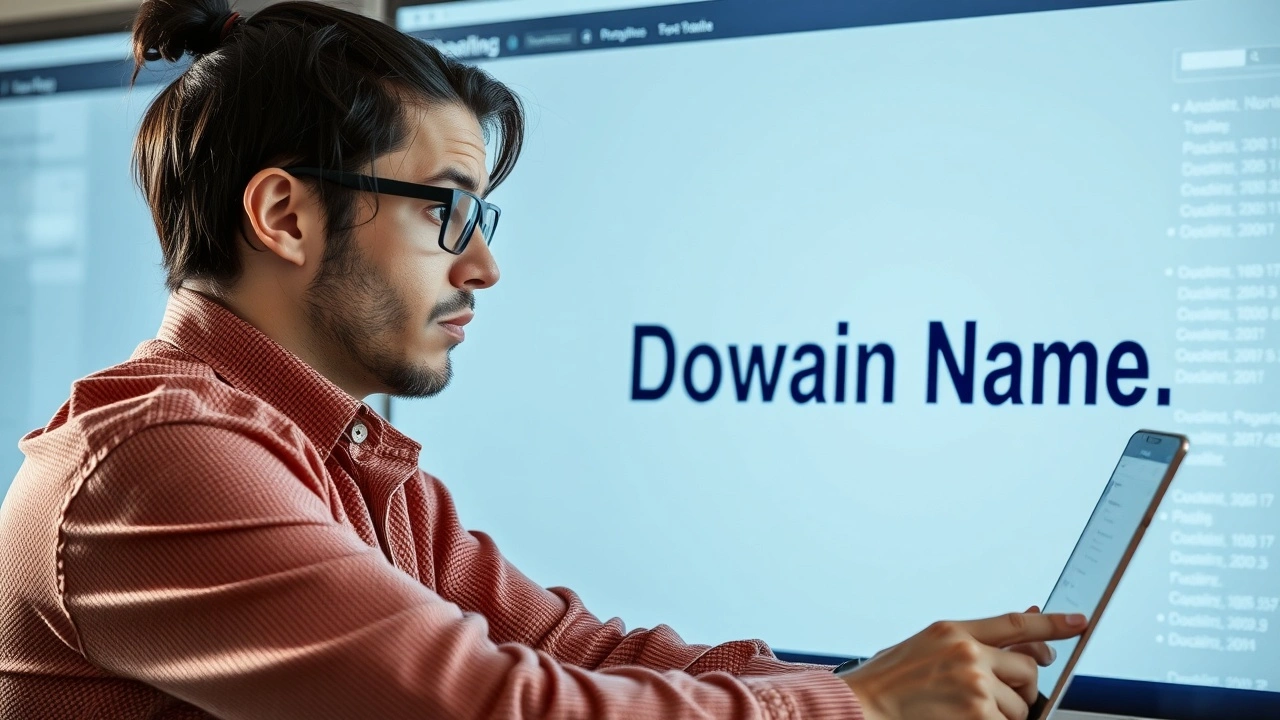 person choisissant un nom de domaine de manière incorrecte