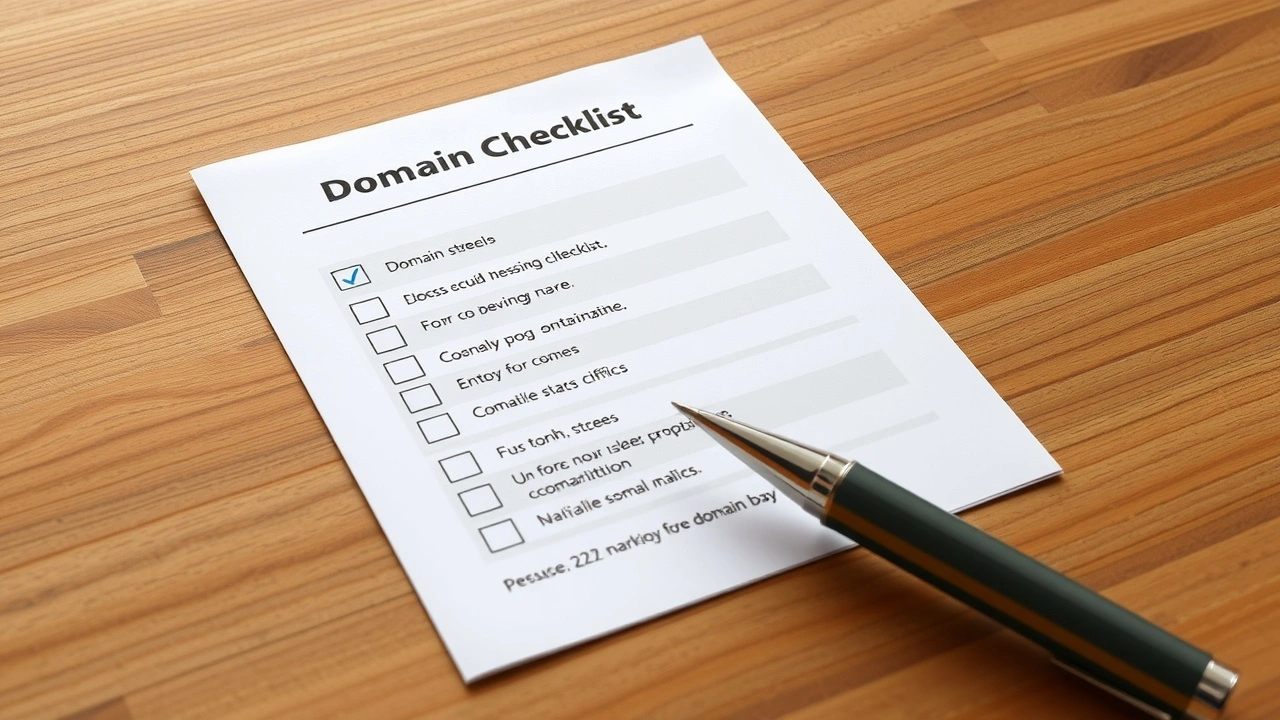 liste de critères pour choisir un nom de domaine