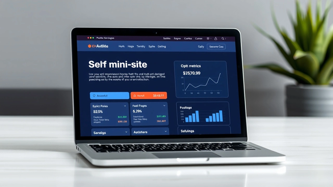 image d'un mini-site optimisé pour le référencement