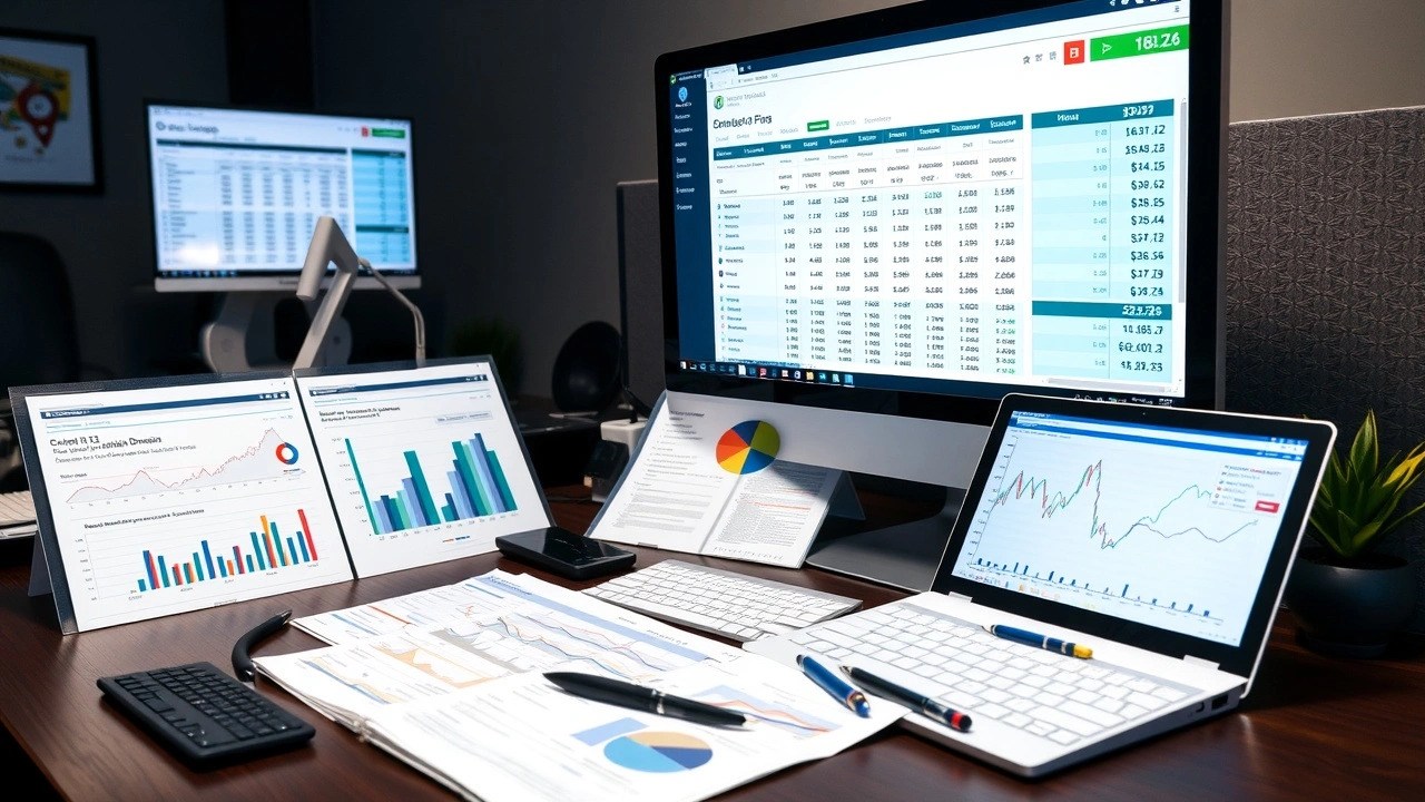 outils d analyse de donnees sur un bureau