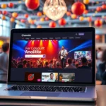 Illustration d'un site evenementiel attirant un public cible