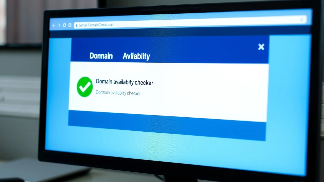 capture d'ecran d'un outil de verif de nom de domaine