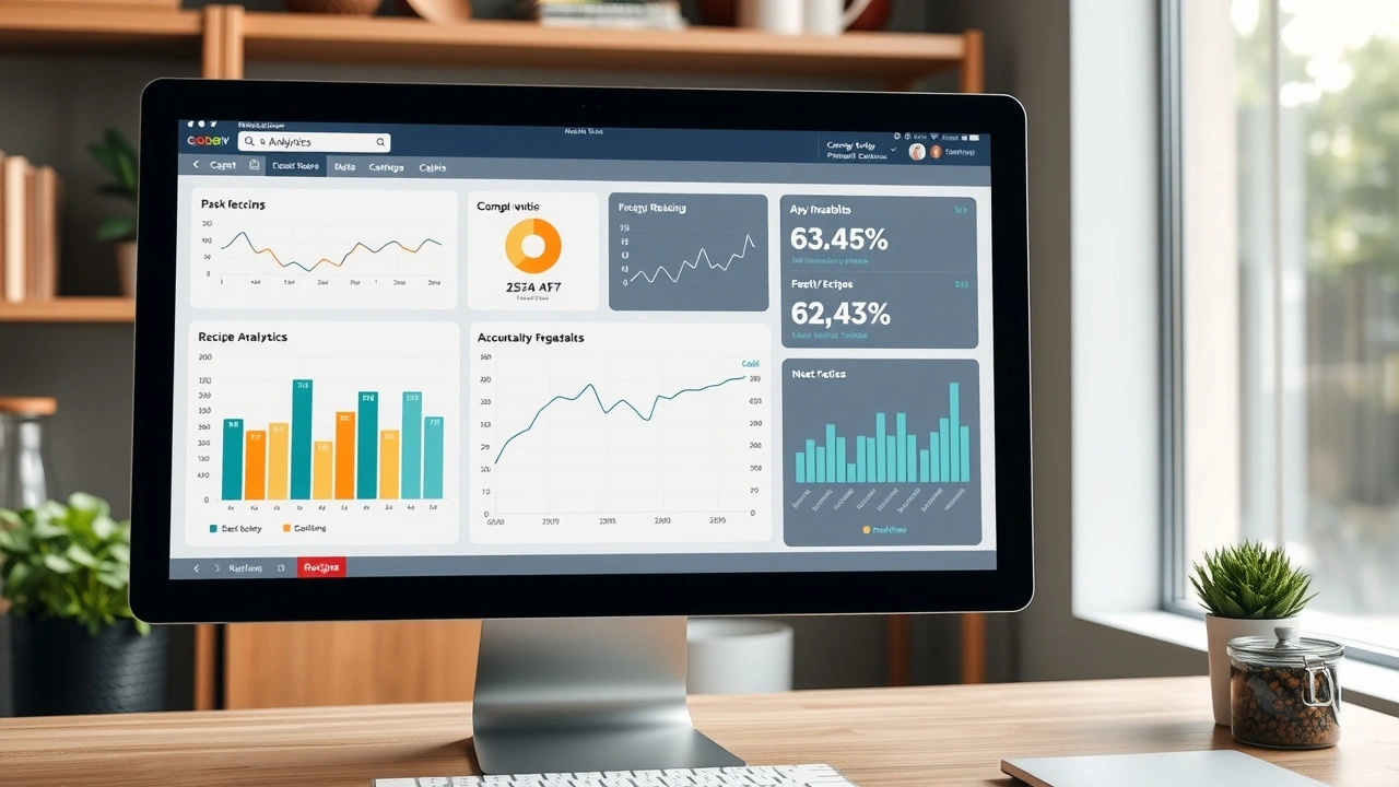 capture d ecran d analyses de site de recettes