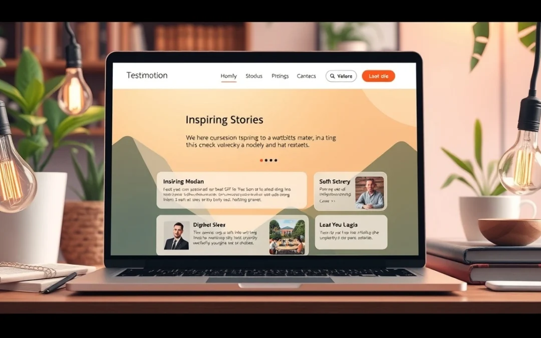 Exploiter un nom de domaine en lançant un site de témoignages et histoires inspirantes pour captiver votre audience