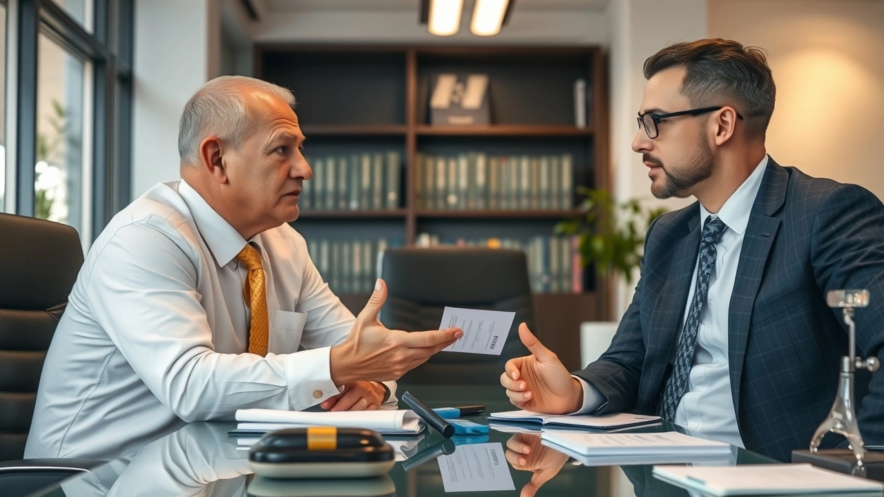 avocat expliquant les lois sur les noms de domaine