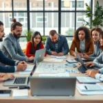 Une discussion professionnelle sur la valorisation d'un nom de domaine.