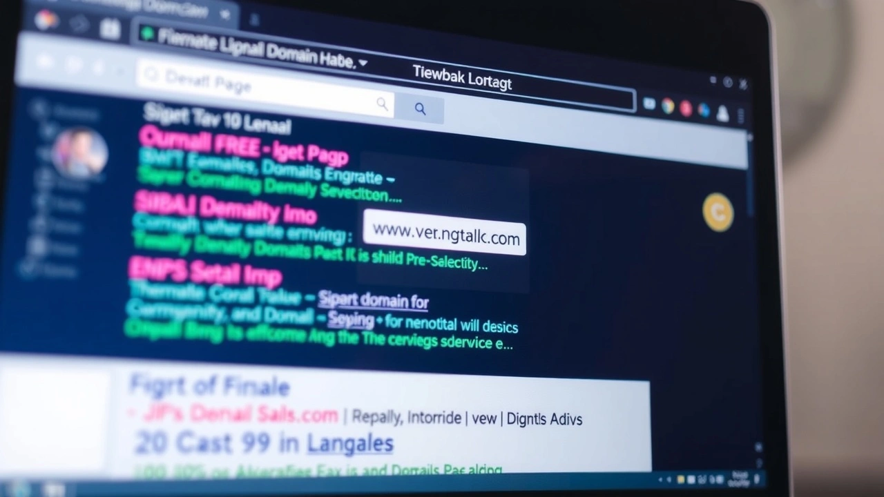 écran d'ordinateur montrant des résultats de recherche