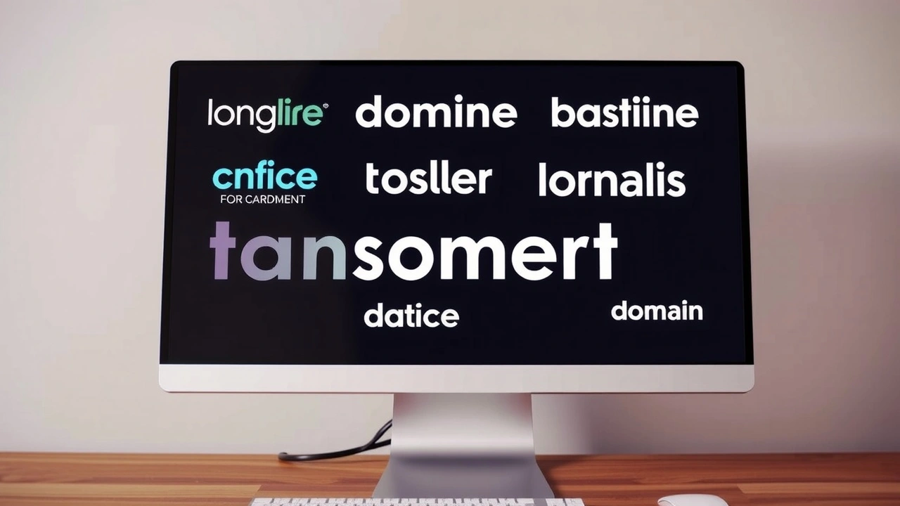 écran d'ordinateur avec plusieurs noms de domaine