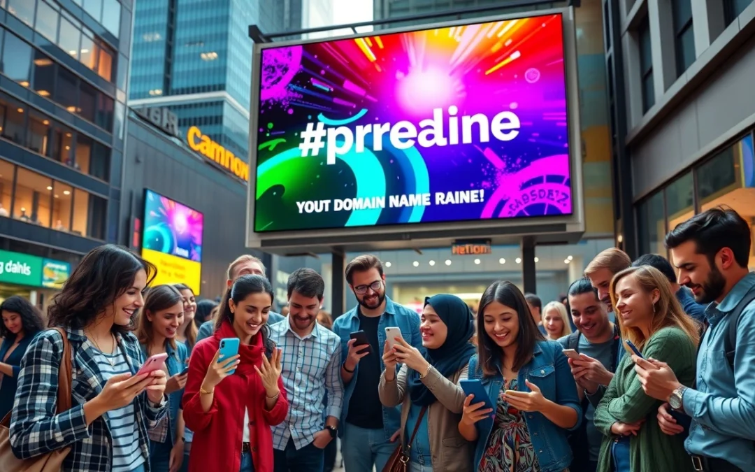 Exploiter un nom de domaine pour lancer une campagne de marketing viral captivante et mémorable