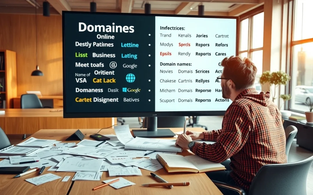 Choisir un nom de domaine qui maximisera votre impact en ligne et séduira les moteurs de recherche