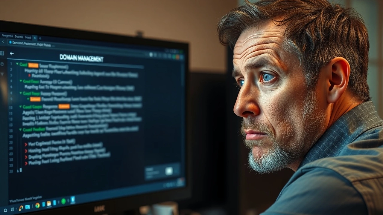 person frustré devant un écran d'ordinateur