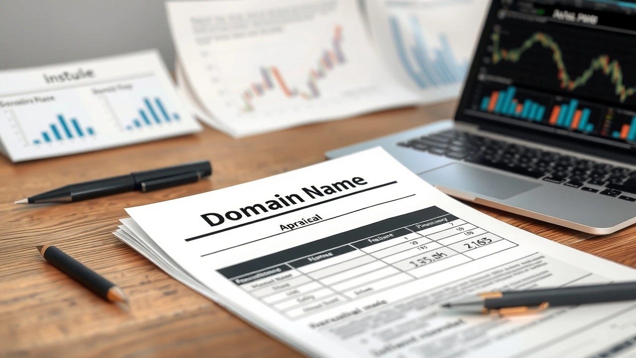 document d'evaluation d'un nom de domaine sur un bureau