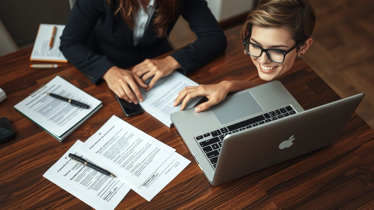 une personne travaillant sur un ordinateur portable